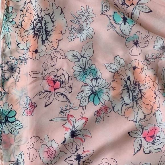 Epic Threads Peach Floral Dress, Size 4T - Picture 5 of 8